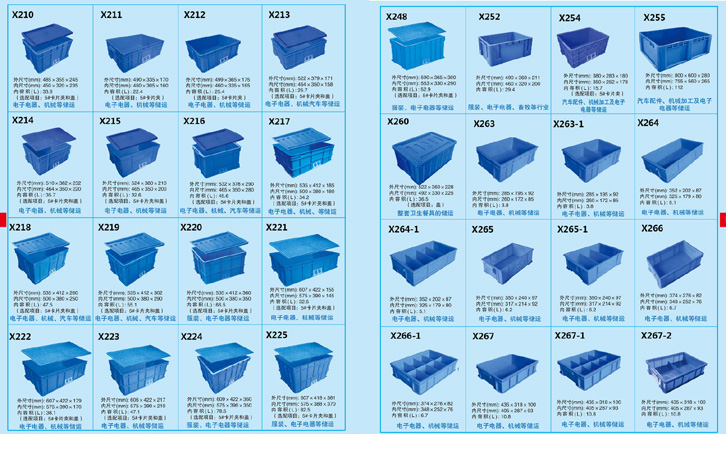 沈陽(yáng)塑料周轉箱X267-X318-沈陽(yáng)興隆瑞機械